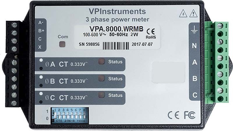 3 Phase Power Meter Wide Range LR