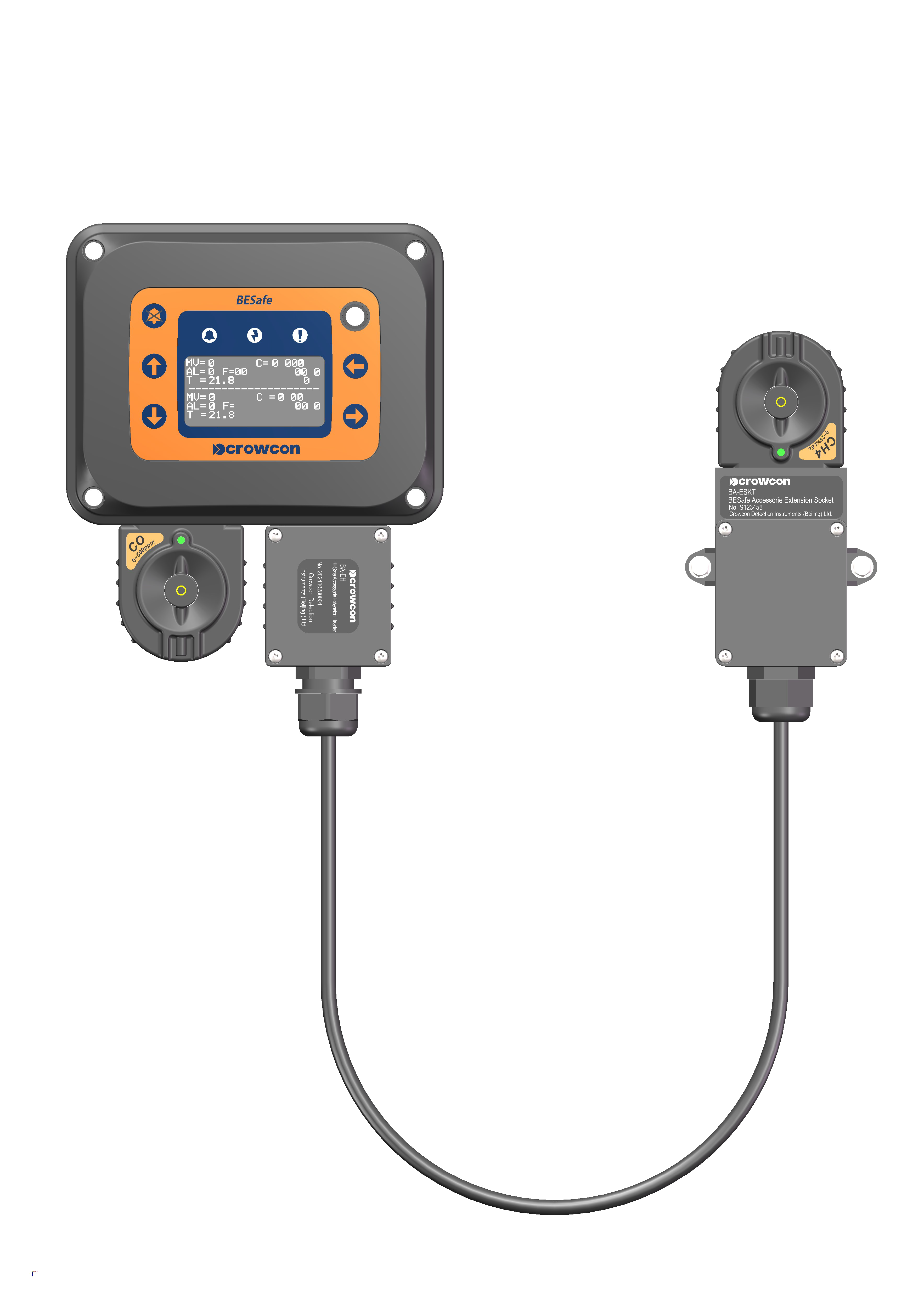 BE Safe with remote sensor Render