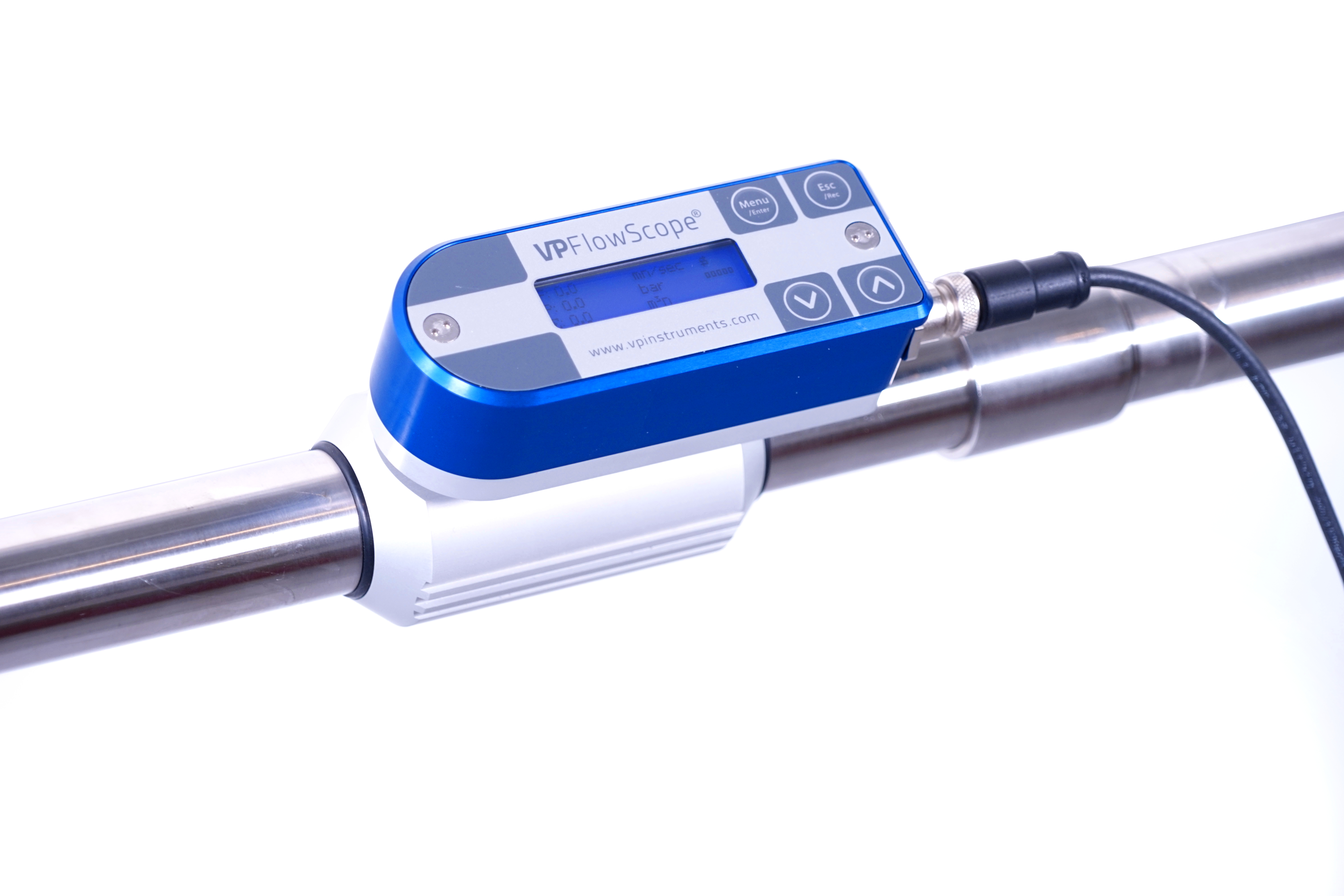 VP Flow Scope In line in pipe line