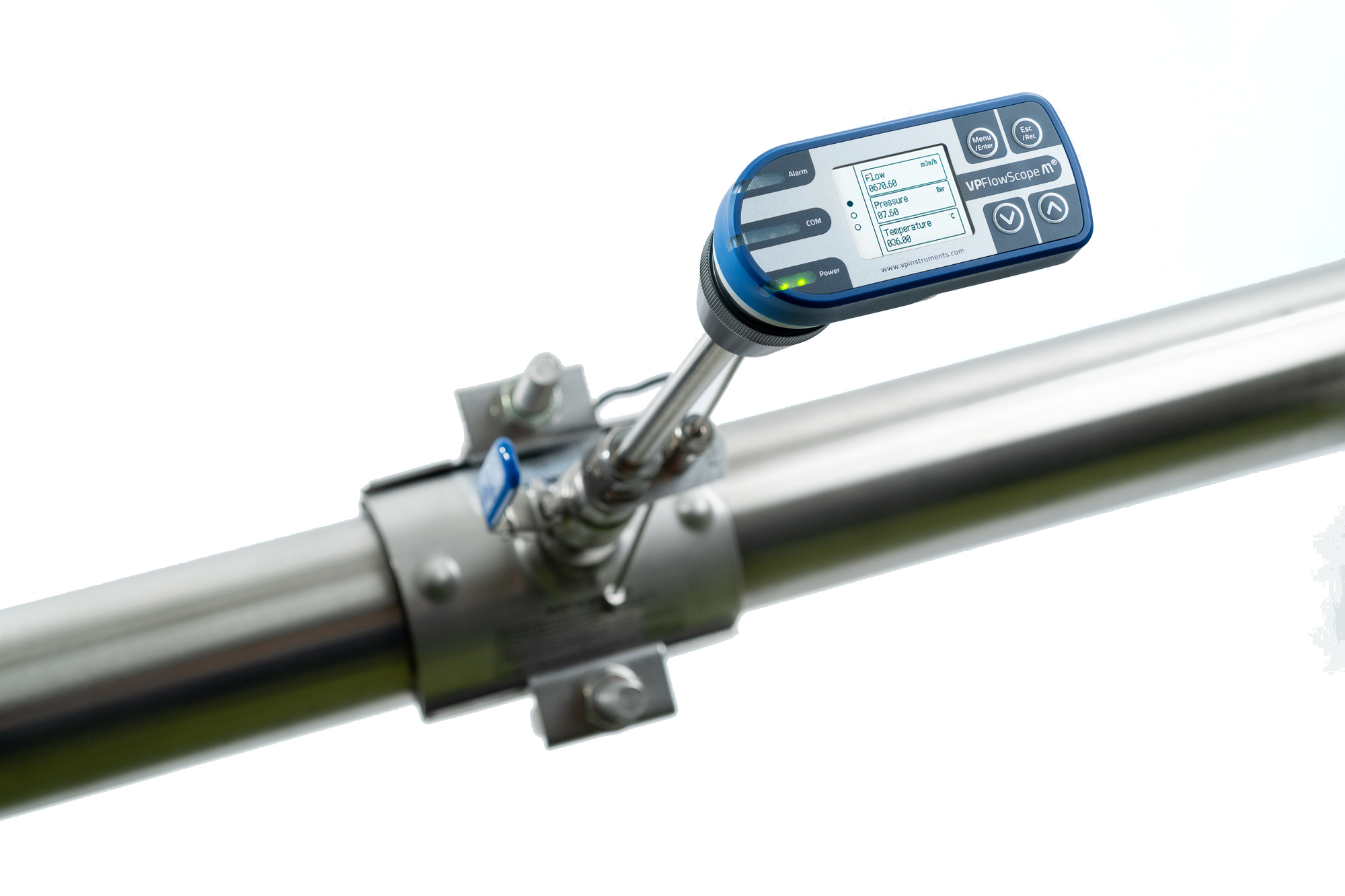 VP Flow Scope M with hot tap saddle