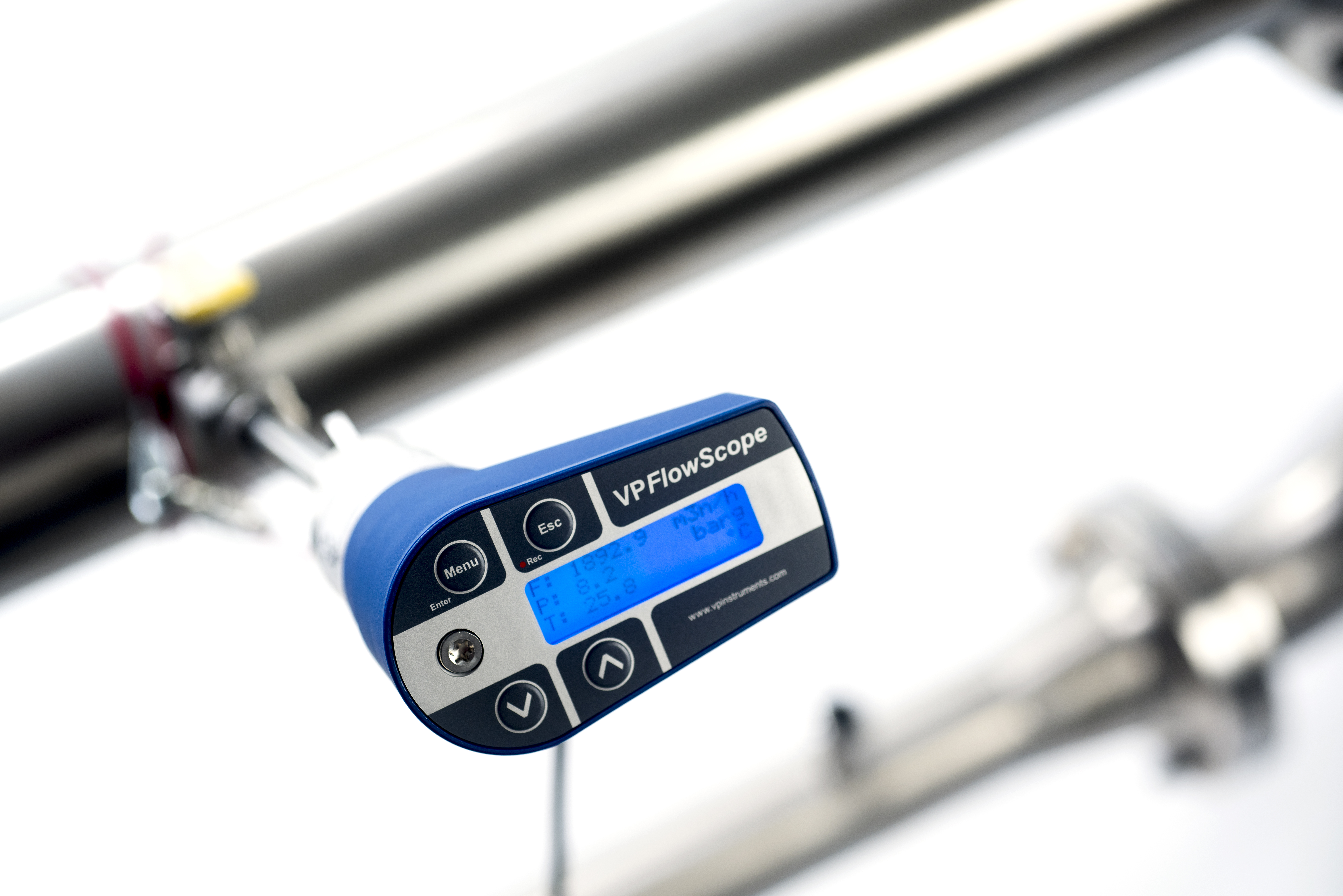 VP Flow Scope Probe in pipe