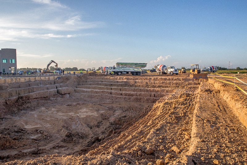 Image of a large construction area